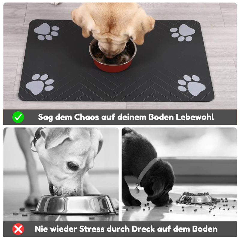 Wasserabweisende Napfmatte